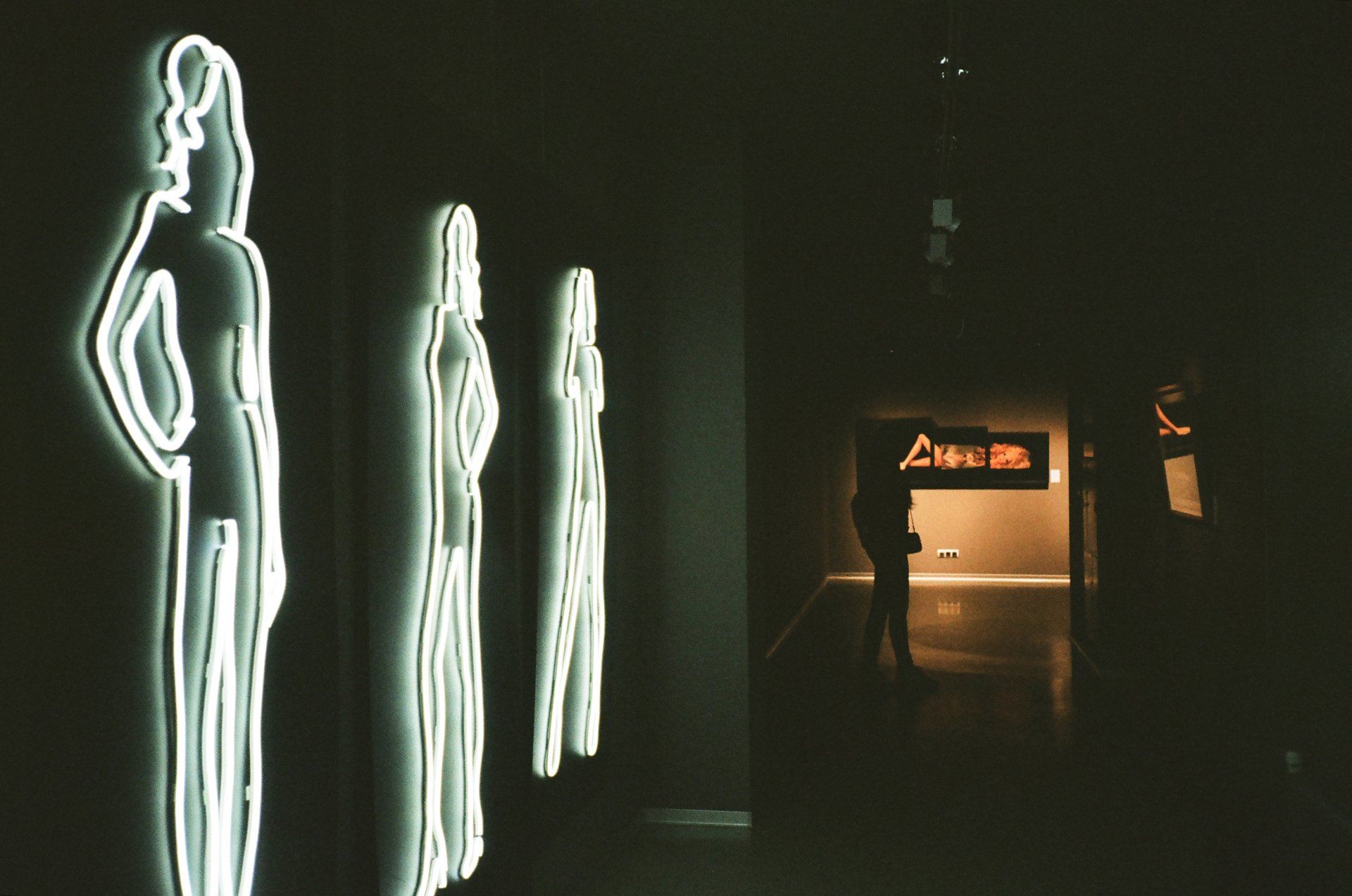 A neon sign with the letter a on it